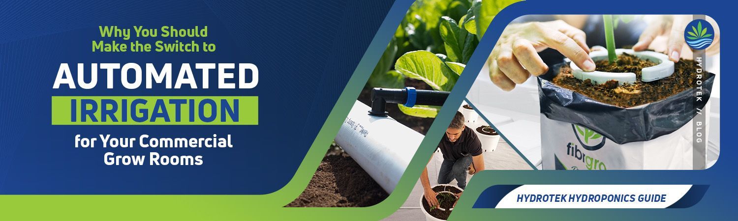 Why You Should Make the Switch to Automated Irrigation for Your Commercial Grow Rooms